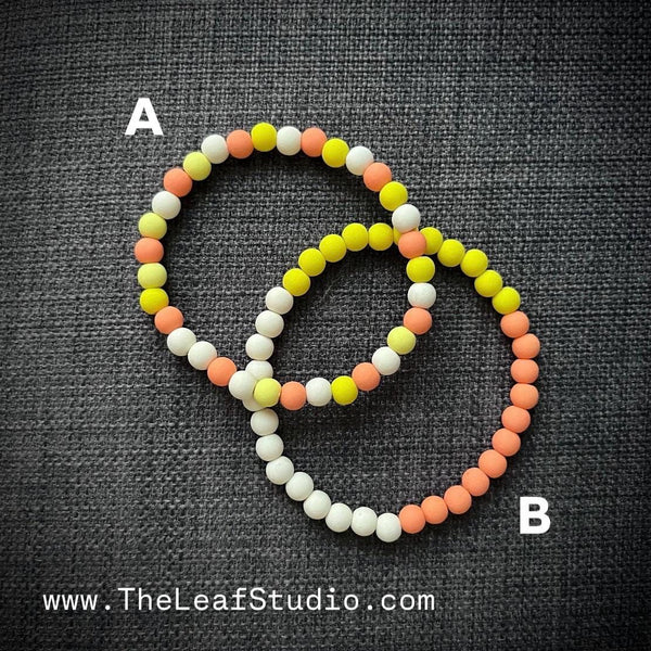 Candy Corn Bracelets - Select Pre-Made Style or DIY Kit | Photo Props, Gift for kids, Hanging Ornaments