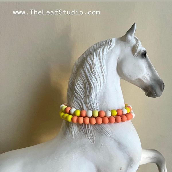 Candy Corn Bracelets - Select Pre-Made Style or DIY Kit | Photo Props, Gift for kids, Hanging Ornaments