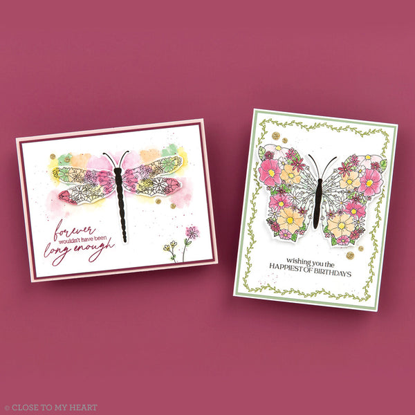 Winged Masterpiece Polymer Stamp Set (S2103) CTMH Close To My Heart Stamp of the Month