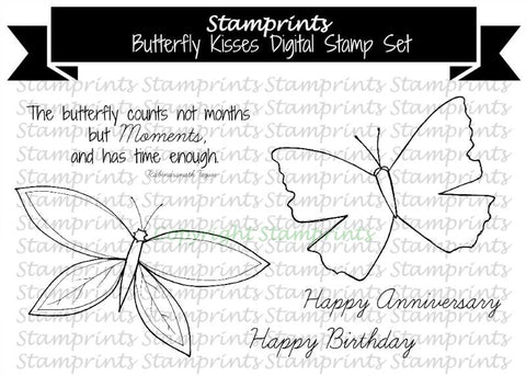 Digital Stamp Set - Butterfly Kisses MFS-1612 (by Stamprints)