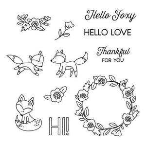 Hello Foxy S1706 CTMH Close To My Heart Stamp Set