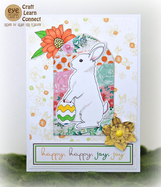 April Flower of the Month - Daisy (TLS-1802) Digital Stamp. Cardmaking