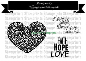 Digital Stamp Set - Tiffany's Heart (by Stamprints)