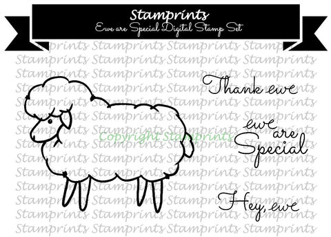 Digital Stamp Set - Ewe Are Special MFS-165 (by Stamprints)
