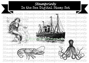 Digital Stamp Set - In The Sea (by Stamprints)