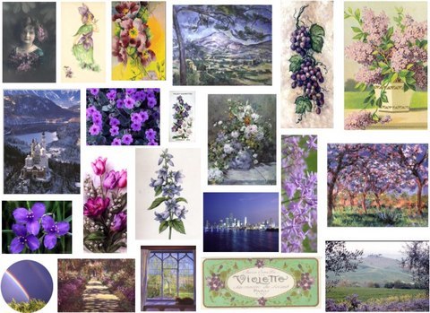 Collage Sheet Purple